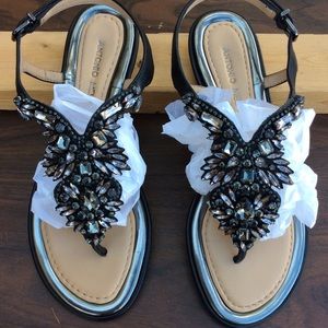 Antonio Melani Jeweled Sandals